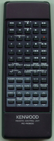 KENWOOD A70-0925-05 RCR0600 Genuine  OEM original Remote