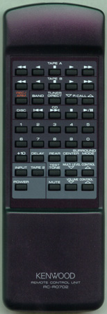 KENWOOD A70-0962-15 RCR0702 Genuine  OEM original Remote