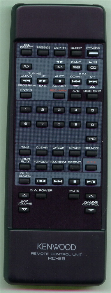 KENWOOD A70-0981-05 RCE5 Refurbished Genuine OEM Original Remote