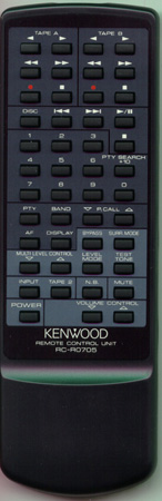 KENWOOD A70-1009-15 RCR0705 Genuine  OEM original Remote
