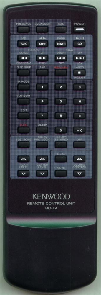 KENWOOD A70-1018-15 RCF4 Refurbished Genuine OEM Original Remote