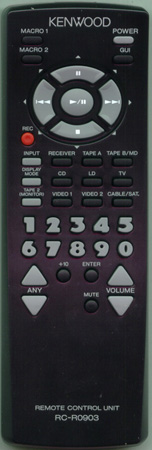 KENWOOD A70-1038-05 RCR0903 Genuine  OEM original Remote
