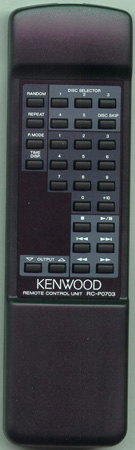 KENWOOD A70-1048-05 RCP0703 Genuine  OEM original Remote