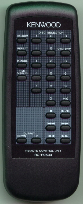 KENWOOD A70-1128-05 RC-P0504 Refurbished Genuine OEM Original Remote