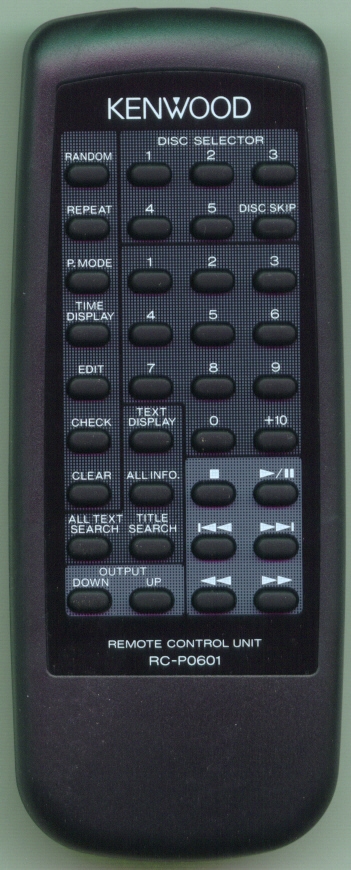 KENWOOD A70-1134-05 RCP0601 Refurbished Genuine OEM Original Remote