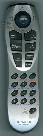 KENWOOD A70-1227-05 RCD0705 Genuine  OEM original Remote