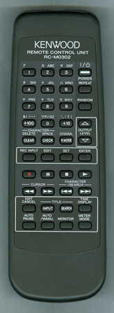 KENWOOD A70-1239-05 RC-M0302 Genuine OEM original Remote