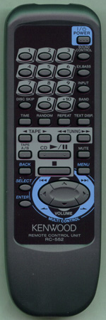 KENWOOD A70-1253-05 RC552 Genuine  OEM original Remote
