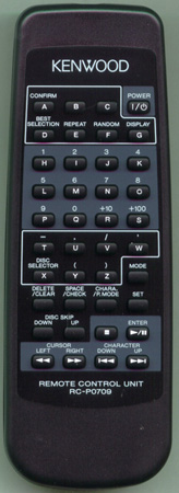 KENWOOD A70-1257-08 RCP0709 Genuine  OEM original Remote