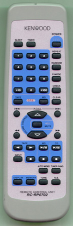 KENWOOD A70-1282-05 RCRP0702 Genuine  OEM original Remote
