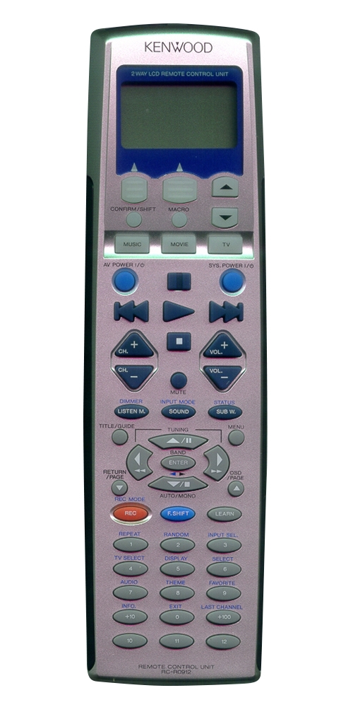 KENWOOD A70-1313-05 RCR0912 Refurbished Genuine OEM Original Remote