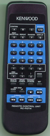 KENWOOD A70-1336-08 RCP0714 Genuine  OEM original Remote