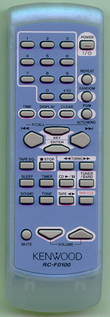 KENWOOD A70-1380-08 RCF0100 BLUE Genuine  OEM original Remote