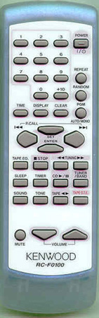 KENWOOD A70-1394-08 RCF0100 Genuine  OEM original Remote