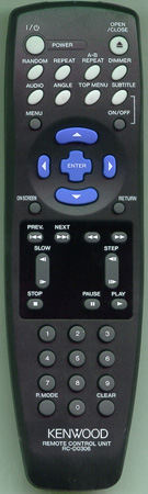 KENWOOD A70-1482-08 RCD0306 Genuine OEM original Remote