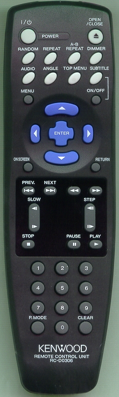 KENWOOD A70-1482-08 RCD0306 Refurbished Genuine OEM Original Remote