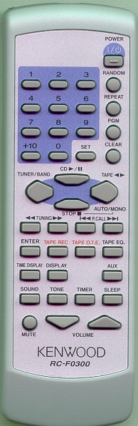 KENWOOD A70-1493-05 RCF0300 Refurbished Genuine OEM Original Remote