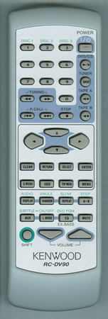 KENWOOD A70-1533-08 RCDV90 Genuine OEM original Remote