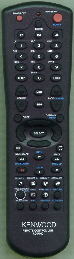 KENWOOD A70-1562-08 RCP0101 Refurbished Genuine OEM Original Remote