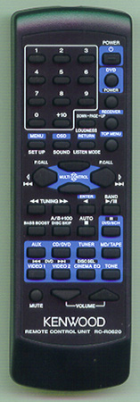 KENWOOD A70-1563-05 RCR0620 Genuine  OEM original Remote