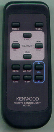 KENWOOD A70-2009-05 RC210 Genuine OEM original Remote