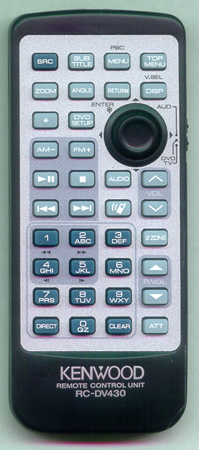 KENWOOD A70-2077-05 RCDV430 Genuine  OEM original Remote