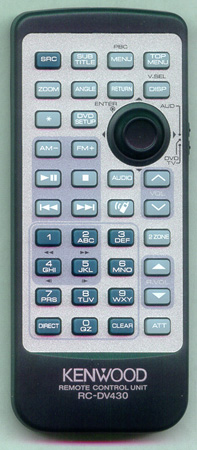 KENWOOD A70-2064-05 RCDV420 Genuine OEM original Remote