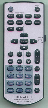 KENWOOD A70-2083-15 RCDV340 Genuine  OEM original Remote