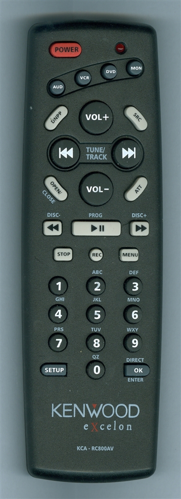 KENWOOD KCA-RC800AV KCARC800AV Refurbished Genuine OEM Remote