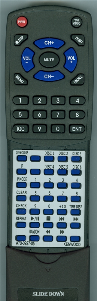 KENWOOD A70-0927-05 RCP0700 replacement Redi Remote