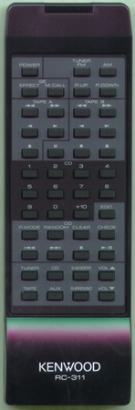 KENWOOD A70-0526-08 RC311 Genuine OEM original Remote