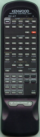 KENWOOD X94-1000-61 RC-A7 Genuine OEM original Remote