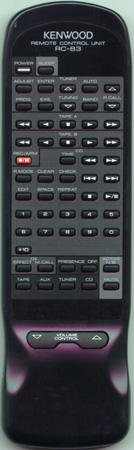 KENWOOD X94-1011-21 RCMB3 Genuine OEM original Remote