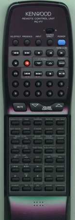 KENWOOD X94-1070-00 RCF7 Genuine  OEM original Remote