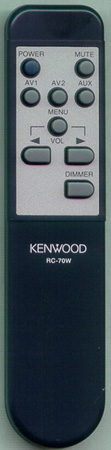 KENWOOD Z1A0001L070 RC70W Genuine  OEM original Remote