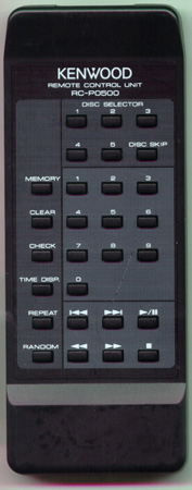 KENWOOD A70-0943-15 RCP0500 Genuine  OEM original Remote