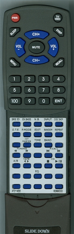 KENWOOD A70-1145-05 RC-H3K replacement Redi Remote