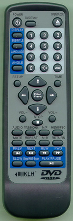 KLH DVHE2500REMOTE Genuine  OEM original Remote