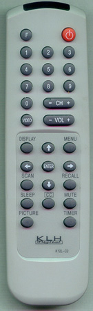 KLH K12L-C2 K12LC2 Genuine  OEM original Remote