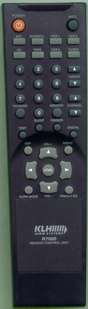 KLH R7000 Genuine  OEM original Remote