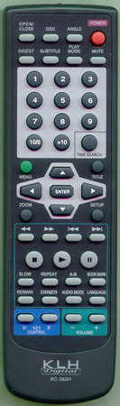 KLH RC-360H RC360H Genuine  OEM original Remote