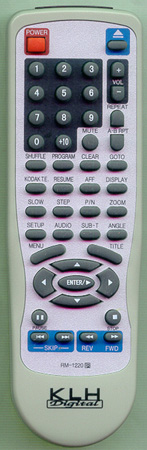 KLH RM1220 RM1220 Genuine  OEM original Remote