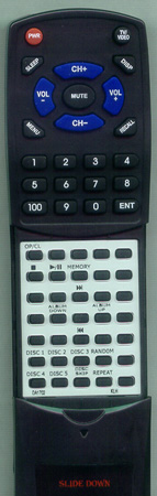 KLH DA1702 replacement Redi Remote