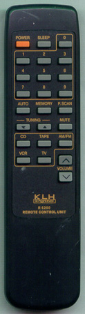 KLH R6200 Genuine OEM original Remote