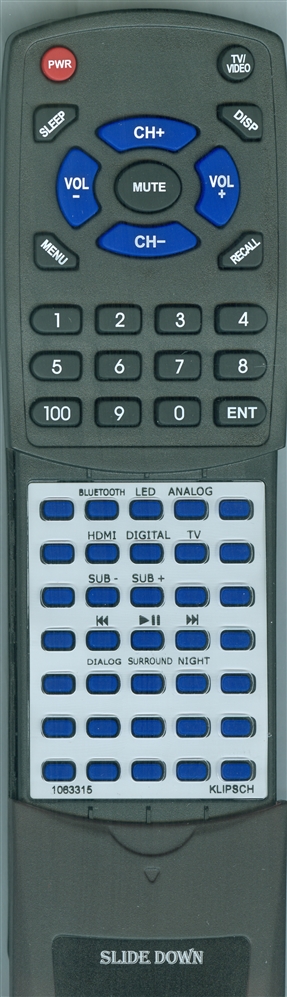 KLIPSCH 1063315 replacement Redi Remote