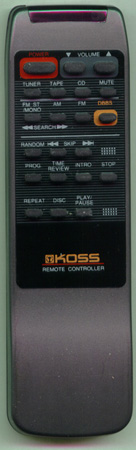 KOSS HH1802 Genuine  OEM original Remote