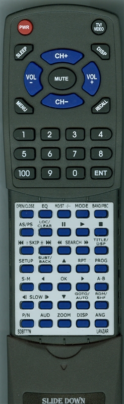 LANZAR SDBT77N replacement Redi Remote