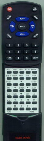 LASONIC HV670 replacement Redi Remote