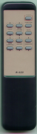 LASONIC DBX920 R-920 Genuine OEM original Remote