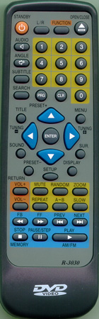 LASONIC R3030 Genuine OEM original Remote